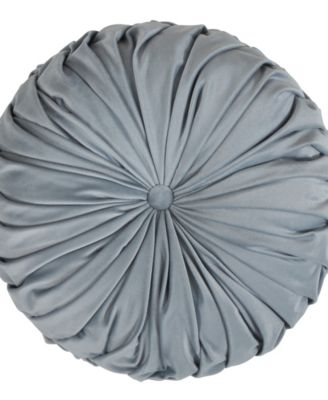Velvet Pintuck Decorative Pillow, 14" x 14"