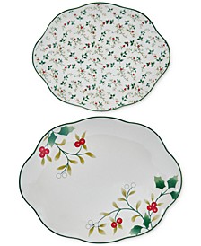 Winterberry Platter, Set of 2