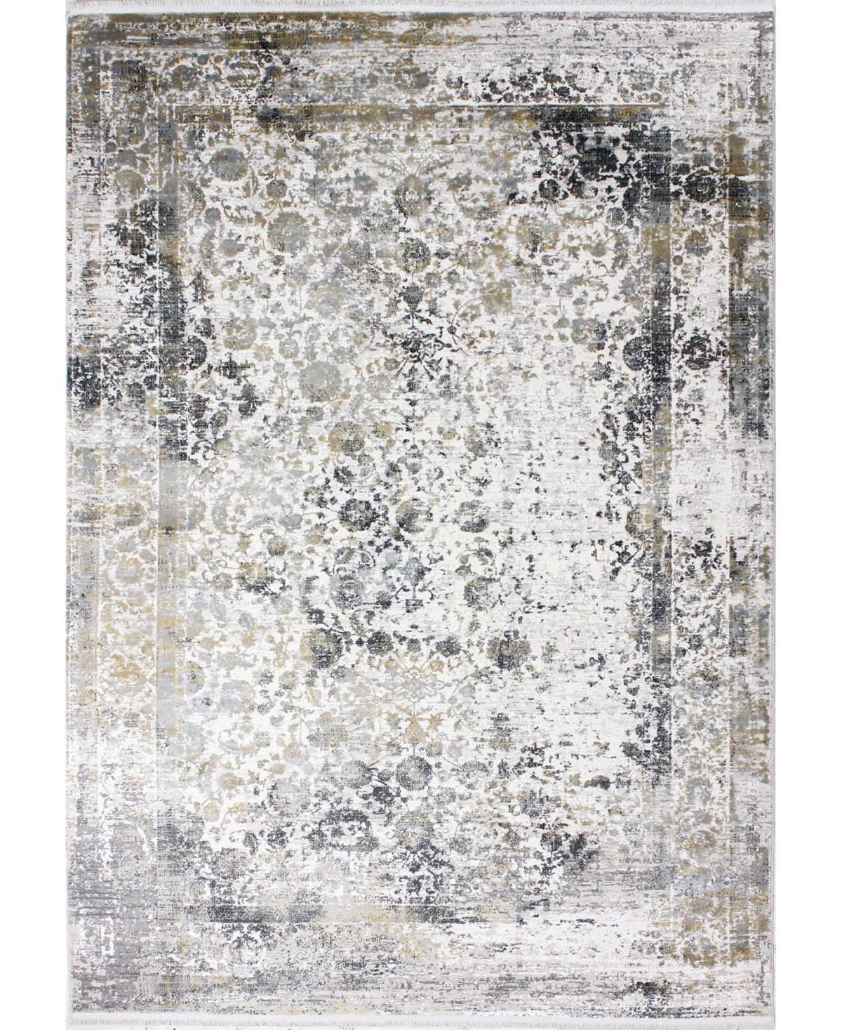 Bb Rugs Charm Chm136 5' X 8' Area Rug In Ivory,gray