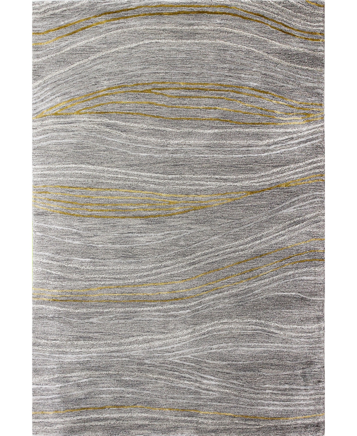 Bb Rugs Downtown DTN386 5'6in x 8'6in Area Rug - Gray