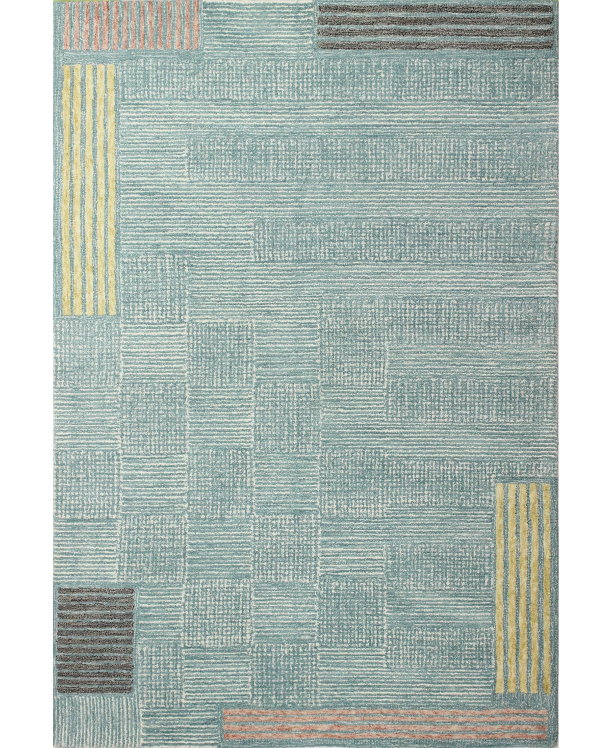 Bb Rugs Veneto CL217 8'6in x 11'6in Area Rug - Teal