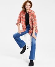 Style & Co Women's Buffalo Plaid Flannel Shirt, Created for Macy's - Macy's