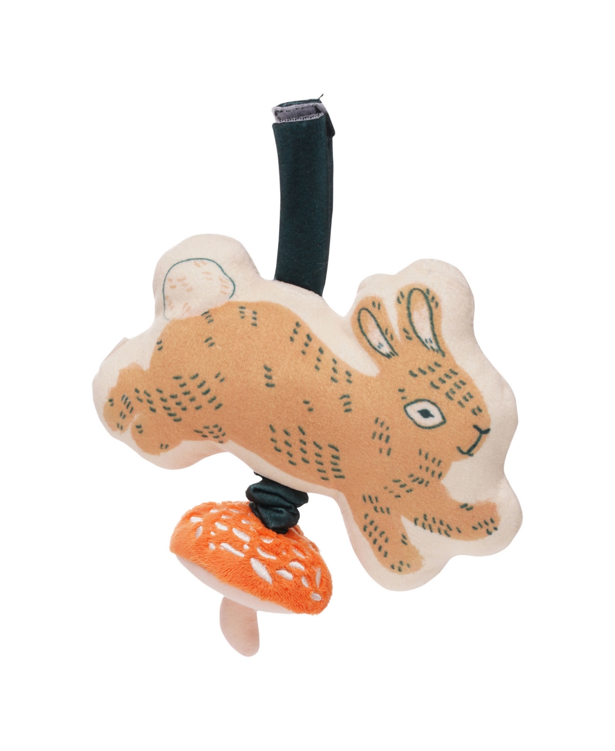 Manhattan Toy Company Kids' Button Bunny Brahms's Lullaby Pull Musical Toy In Multicolor