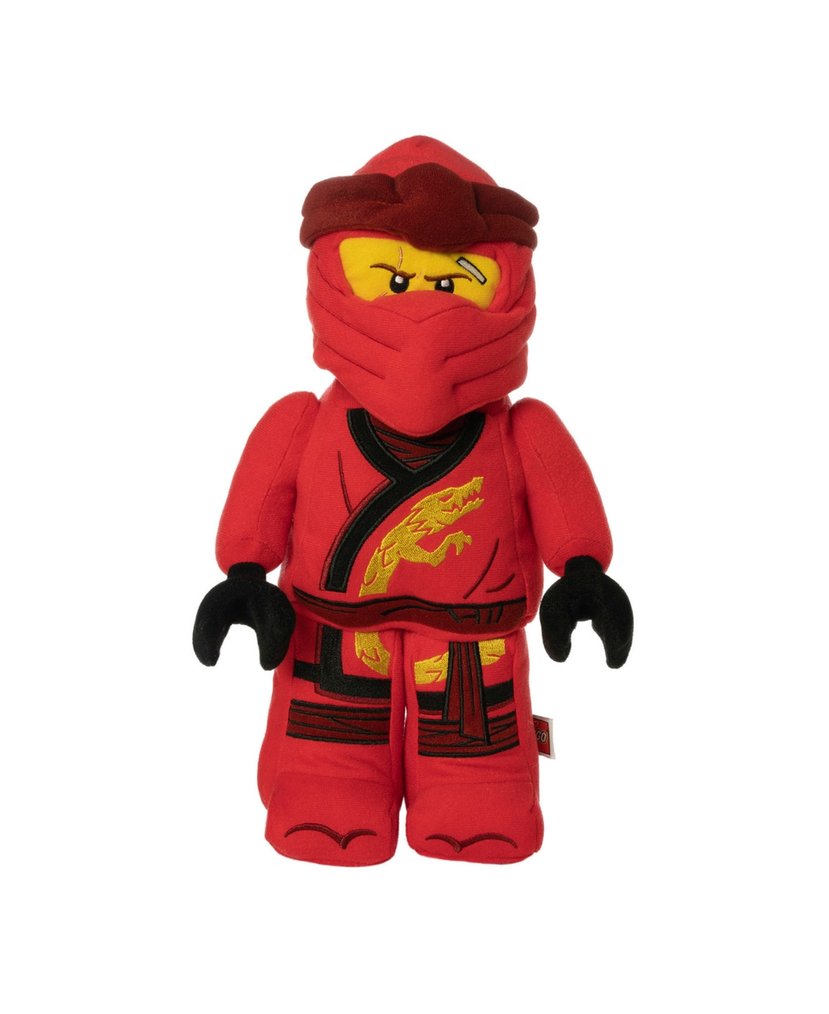 Manhattan Toy Company Kids' Lego Ninjago Kai Ninja Warrior 13" Plush Character In Multicolor