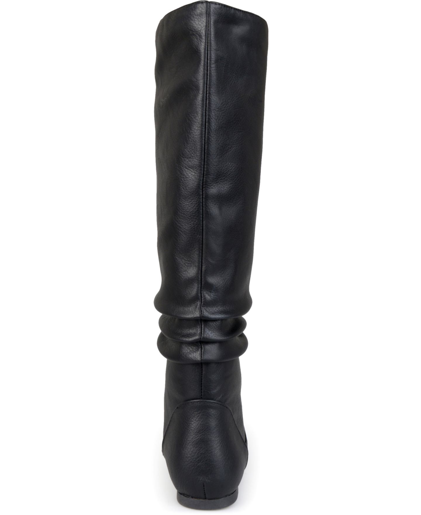Женские ботинки Journee Collection Jayne Slouchy Knee High Boots, Regular, Wide Calf, & Extra Wide Calf, цвет: Чёрный — фото 3