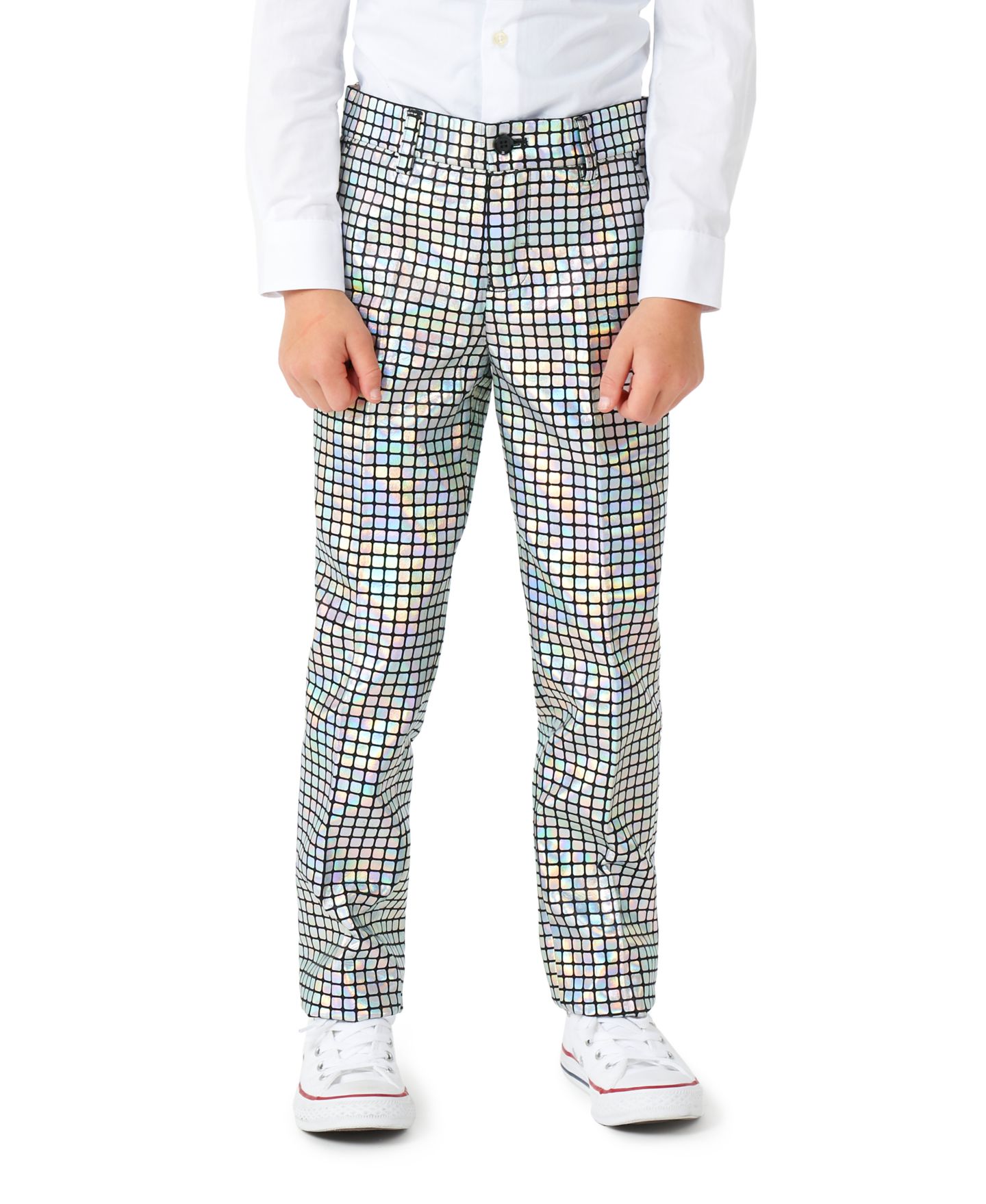 Детский костюм-тройка OppoSuits Metallic Disco Ball для вечеринок, для мальчиков — фото 2