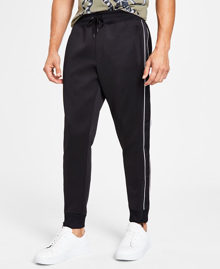 I.N.C. International Concepts Men\'s Neoprene Track Jogger Pants, Created  for Macy\'s - Macy\'s