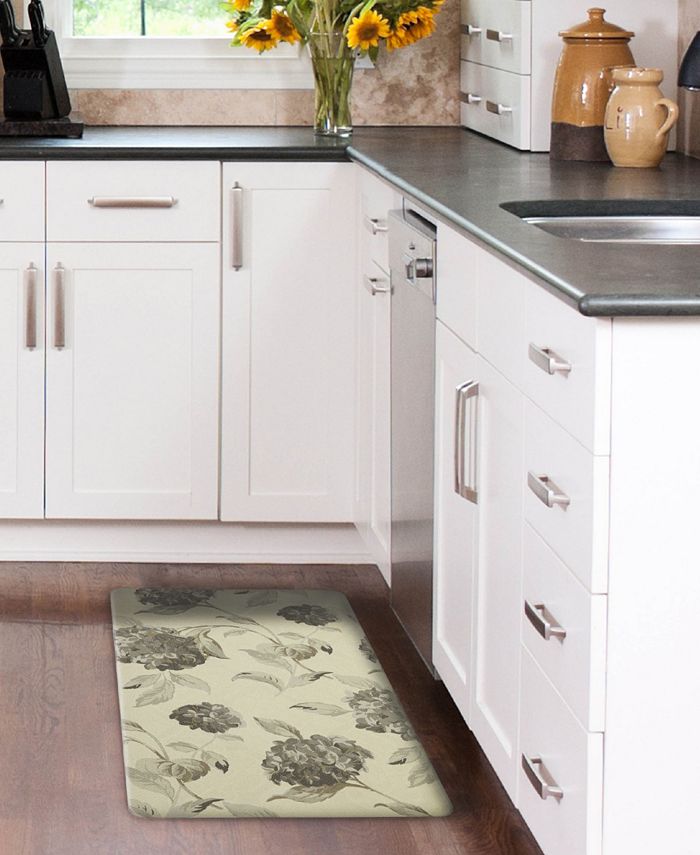 Laura Ashley Hydrangea Wellness Mats, 32" x 17.5" Macy's