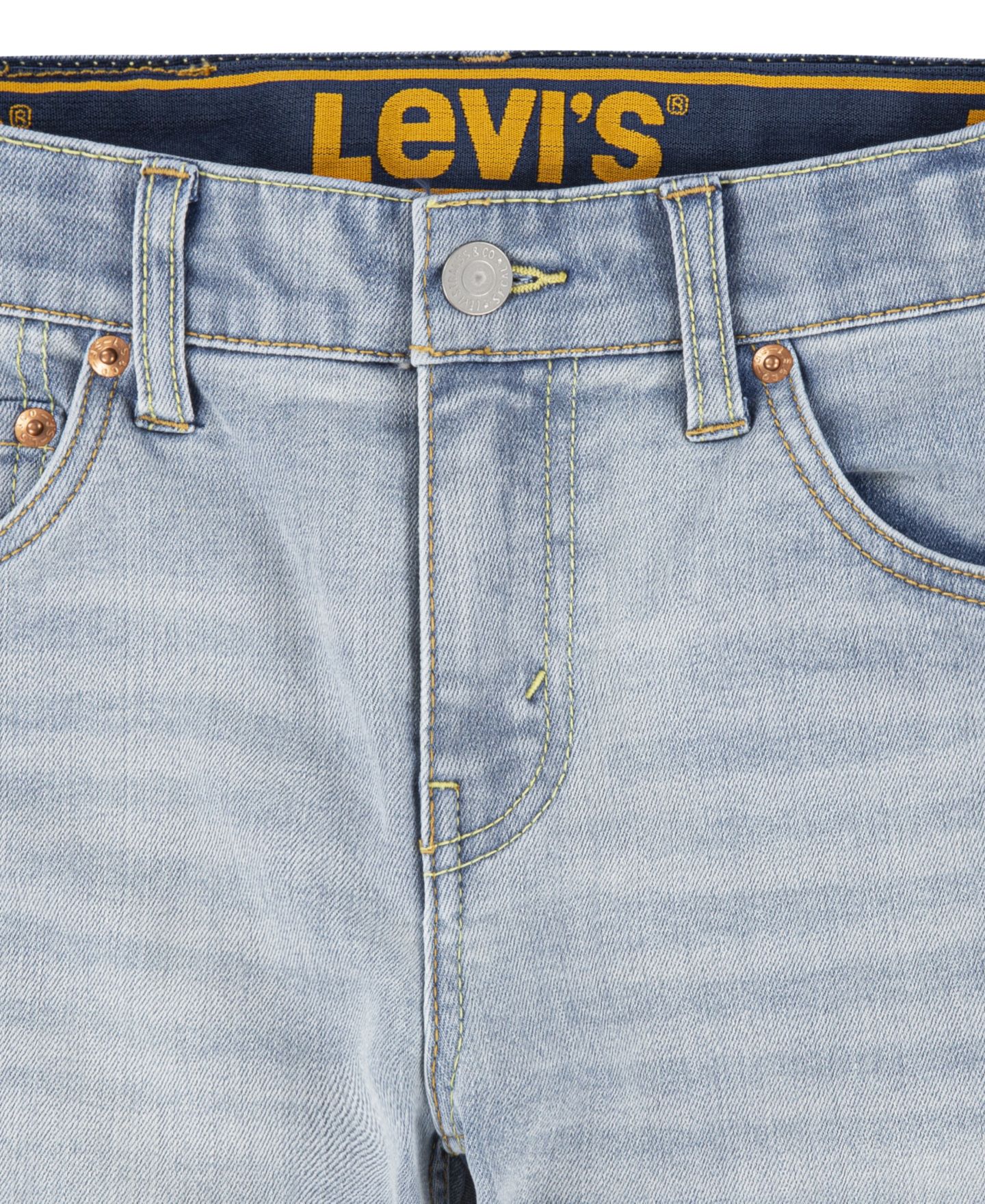 Джинсы Levi's 510™ Skinny-Fit Stretch Performance для мальчиков, цвет: Bauhaus Blues — фото 3