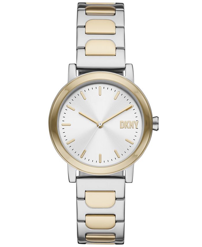 Buy DKNY Soho D Three-Hand Gold-Tone Stainless Steel Women's Watch