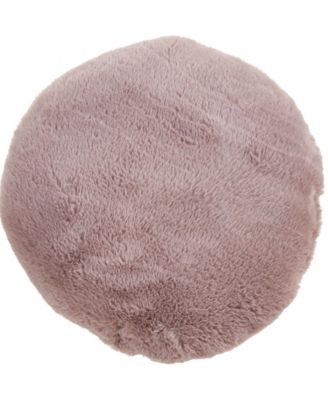 Faux Fur Decorative Pillow, 16" x 16"