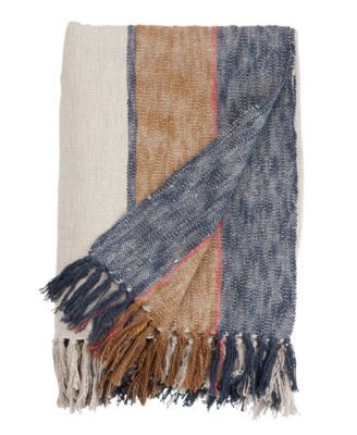 Striped Design Throw, 68" x 52"