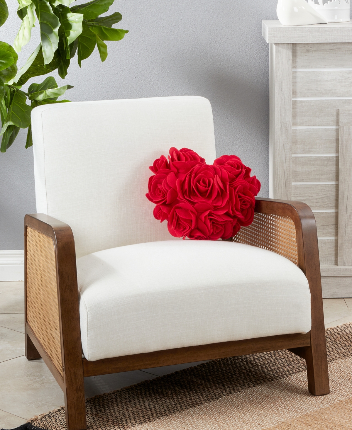 Felt Heart Design Pillow, 13