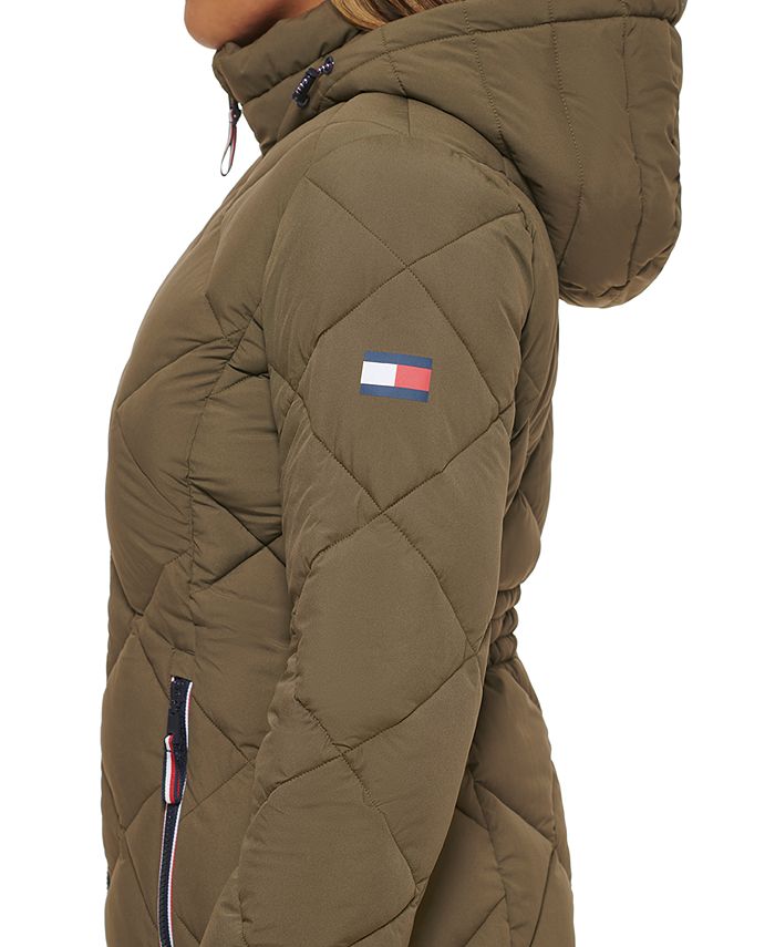 Tommy Hilfiger Women's Quilted Hooded Packable Puffer Coat Macy's