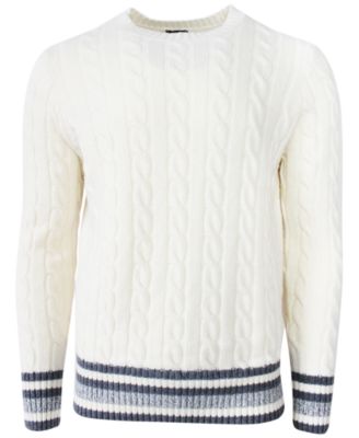 Benson - Men's Aspen Relaxed-Fit Cable-Knit Sweater