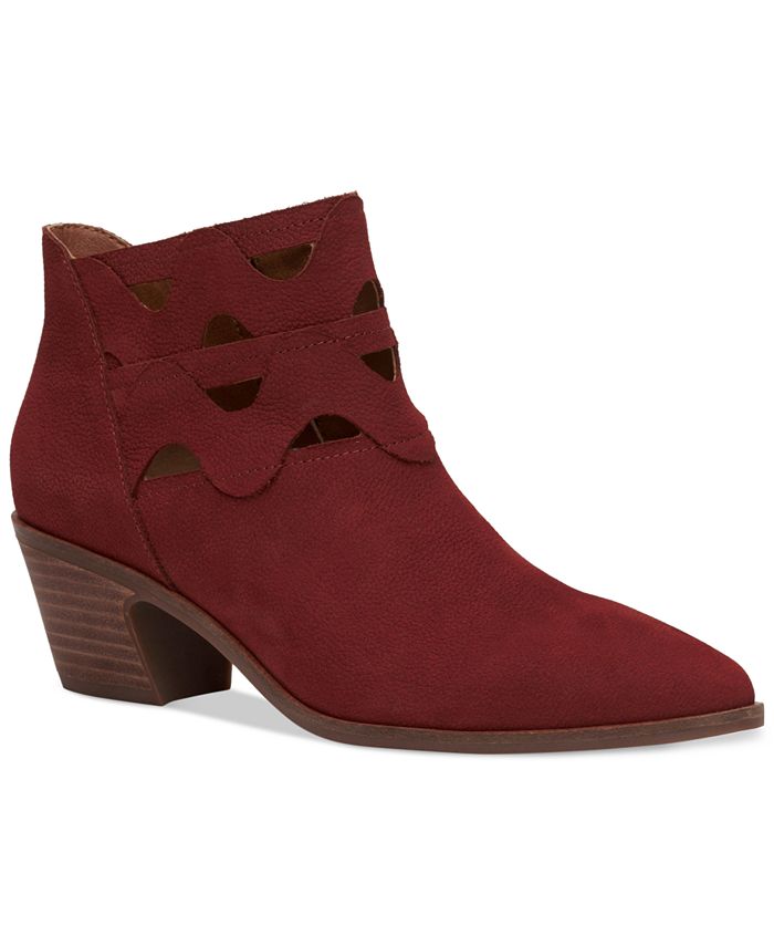 Lucky Brand Women s Gezana Cutout Booties Macy s