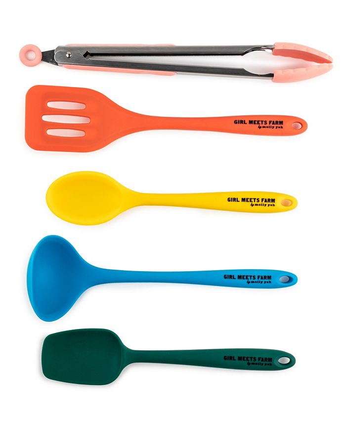 Girl Meets Farm by Molly Yeh 5Pc. Silicone Utensil Set Macy's