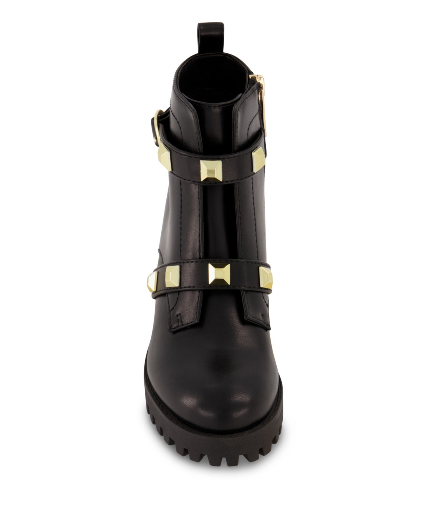Ботинки Marc Fisher Block Heel Pyramid Ankle Booties для девочек, цвет: Чёрный — фото 5