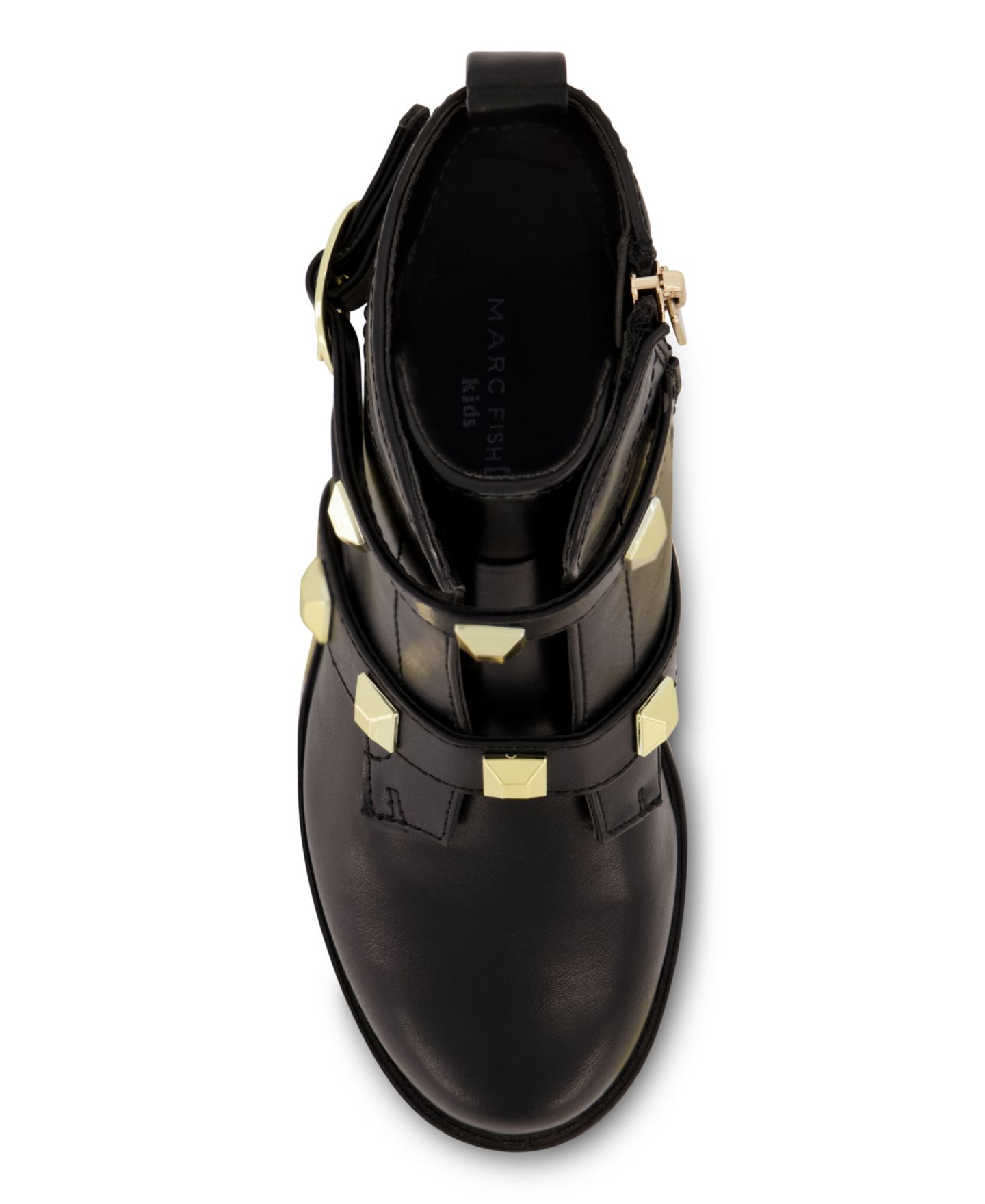 Ботинки Marc Fisher Block Heel Pyramid Ankle Booties для девочек, цвет: Чёрный — фото 6