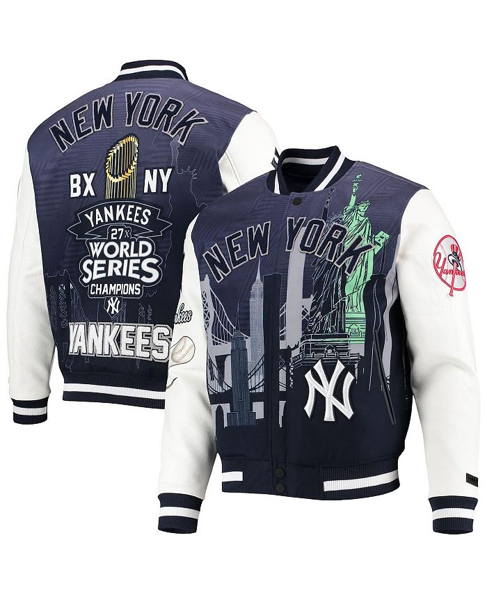 Pro Standard Men s Navy New York Yankees Remix Full Zip Varsity