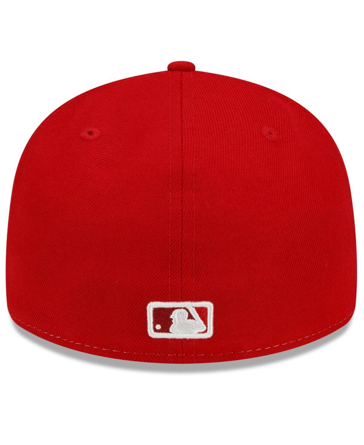 Shop New Era Men's  Red Los Angeles Angels City Connect Low Profile 59fifty Fitted Hat