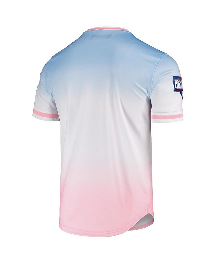 Men's Pro Standard Blue/Pink Boston Red Sox Team Logo Pro Ombre Shorts