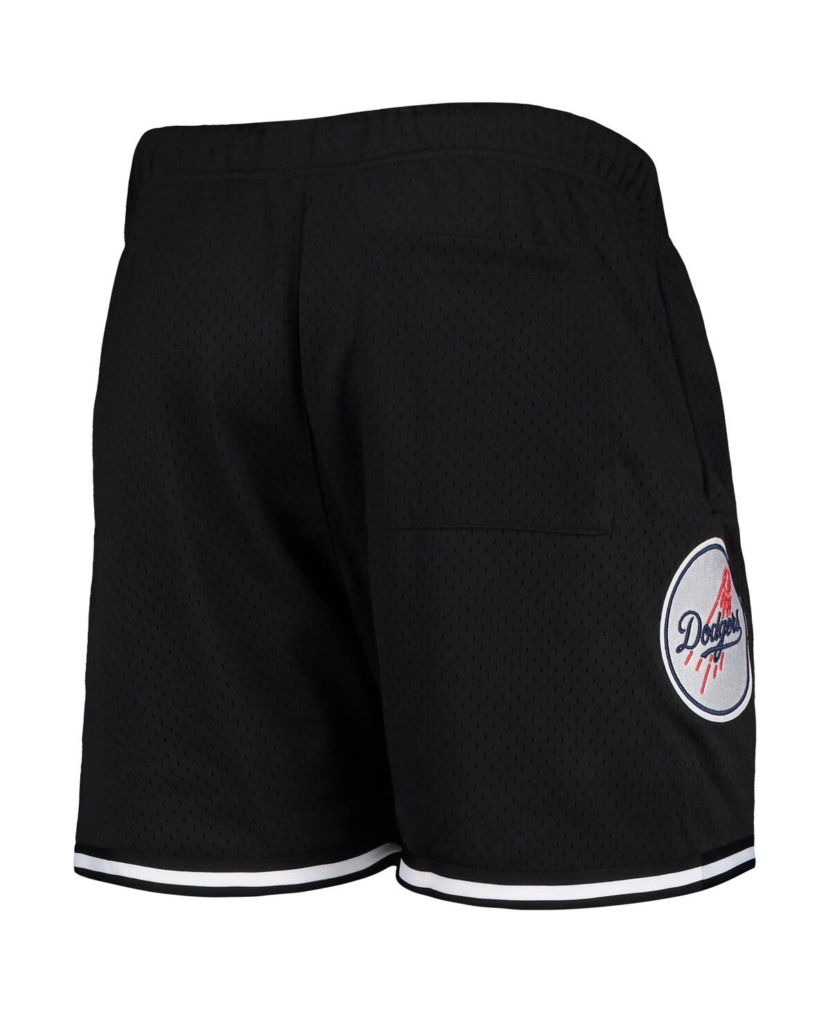 PRO STANDARD MEN'S PRO STANDARD BLACK LOS ANGELES DODGERS 2020 WORLD SERIES MESH SHORTS 
