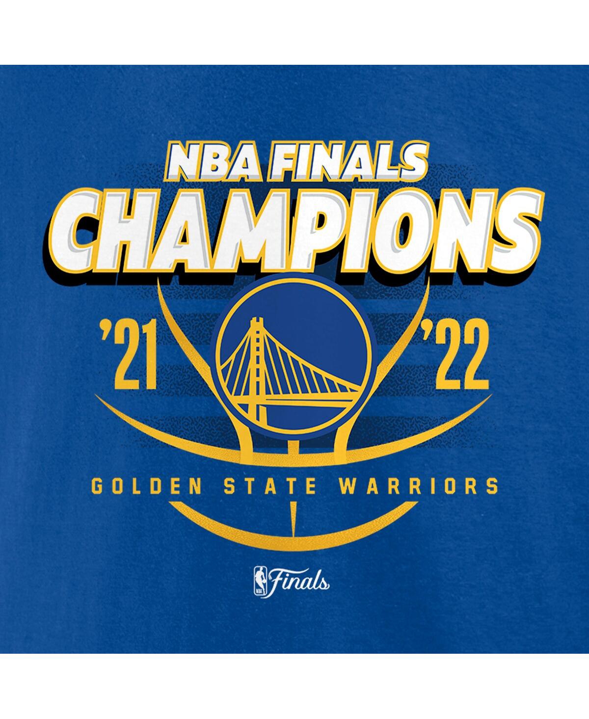 Fanatics Branded Royal Golden State Warriors 2022 Nba Finals Champions Lead The Change T-shirt In Royal