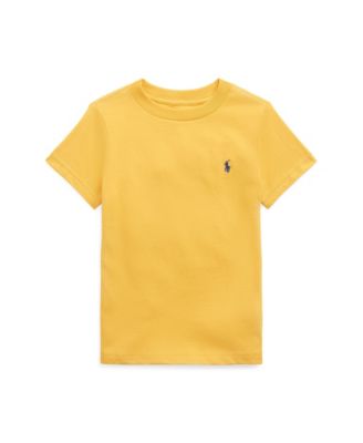 폴로 랄프로렌 남아용 반팔티 Polo Ralph Lauren Little Boys Jersey Crewneck T-shirt,Gold-Tone Bugle