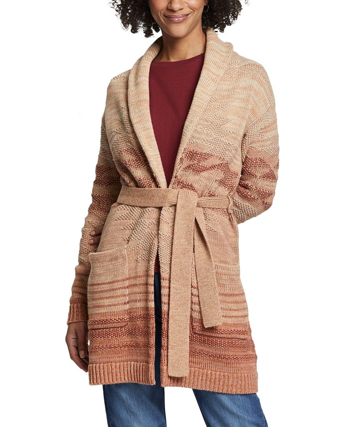 Pendleton Women's Monterey Belted Cotton Cardigan & Reviews - Sweaters -  Women - Macy's
