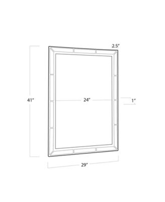 Regina Andrew Design Plaza Beveled Mirror, Quick Ship