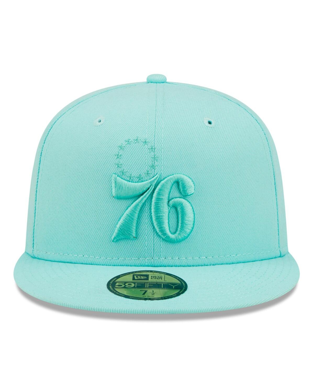 Men's New EraPhiladelphia 76ers Color Pack 59FIFTY Fitted Hat - Turquoise