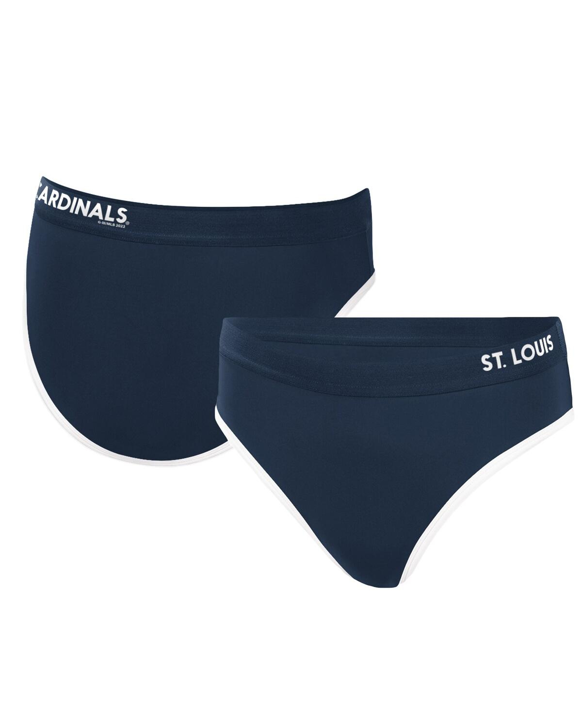 Shop G-iii 4her By Carl Banks Women's  Navy St. Louis Cardinals Southpaw Bikini Bottom