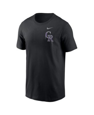 Men's Black Colorado Rockies Mile High Local Team T-shirt