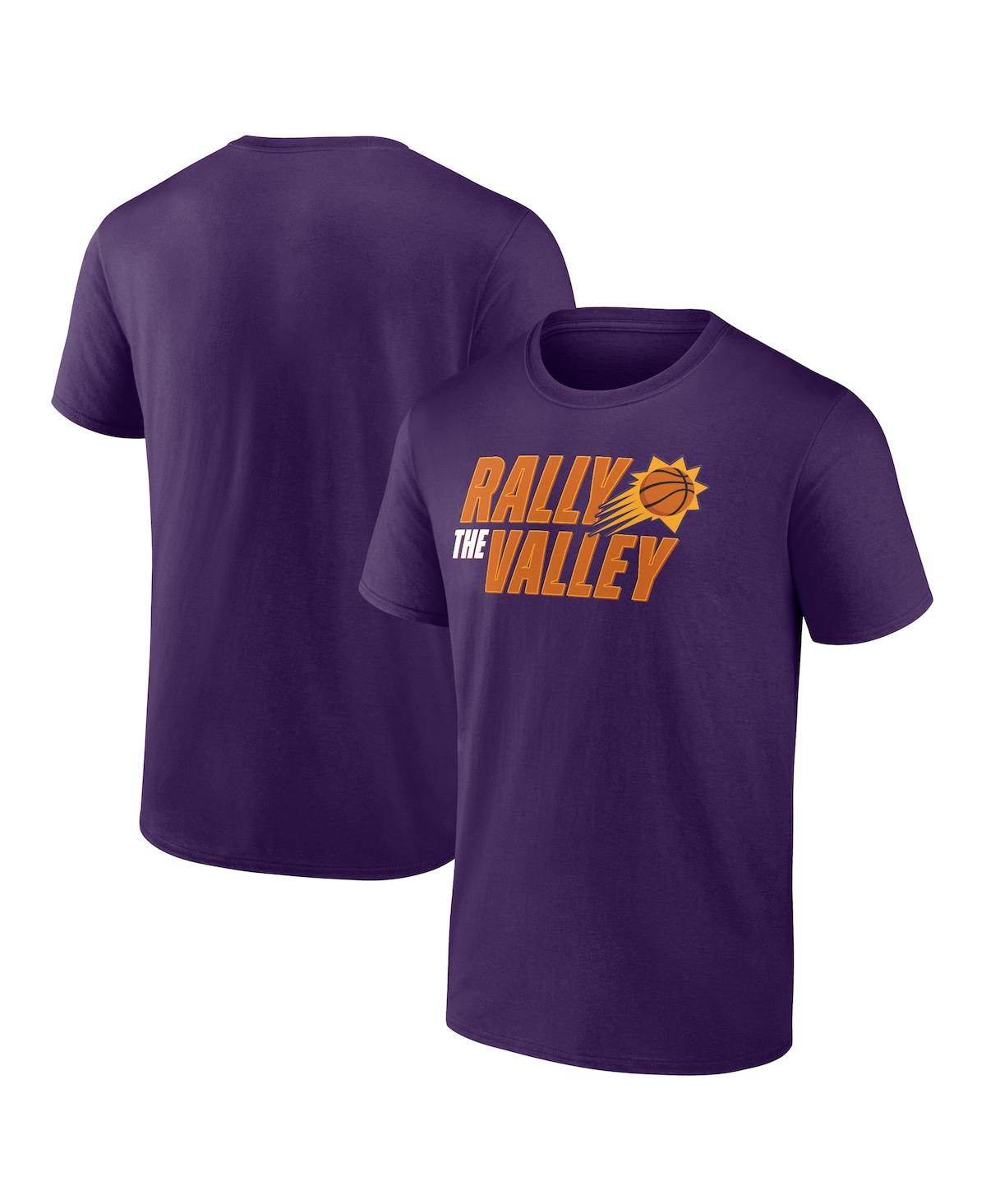 Shop Fanatics Men's  Purple Phoenix Suns Hometown Collection Rally The Valley T-shirt