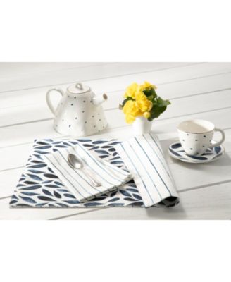 Bay Leaf Stripe Placemats, Set of 2
