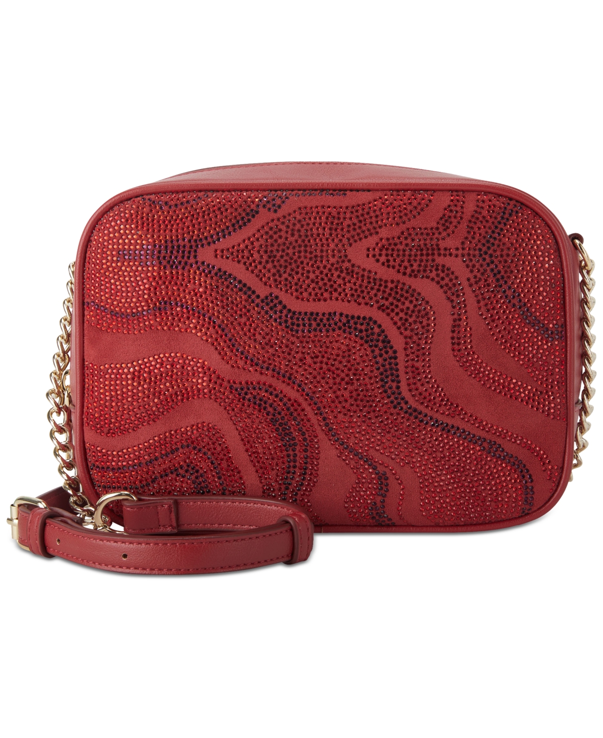 Inc International Concepts Clementinee Swirl Crossbody, Created For Macy's In Red Swirl Print