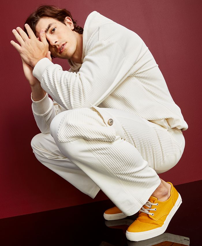 Royalty by Maluma Men's Corduroy & Denim MixedMedia Pants, Created For