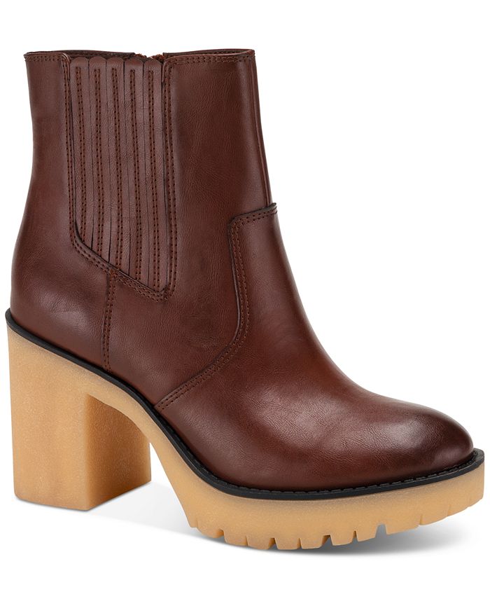 macys brown booties