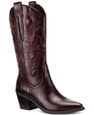 macys dark brown boots