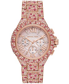 Women's Camille Chronograph Rose Gold-Tone Stainless Steel Bracelet Watch 43mm