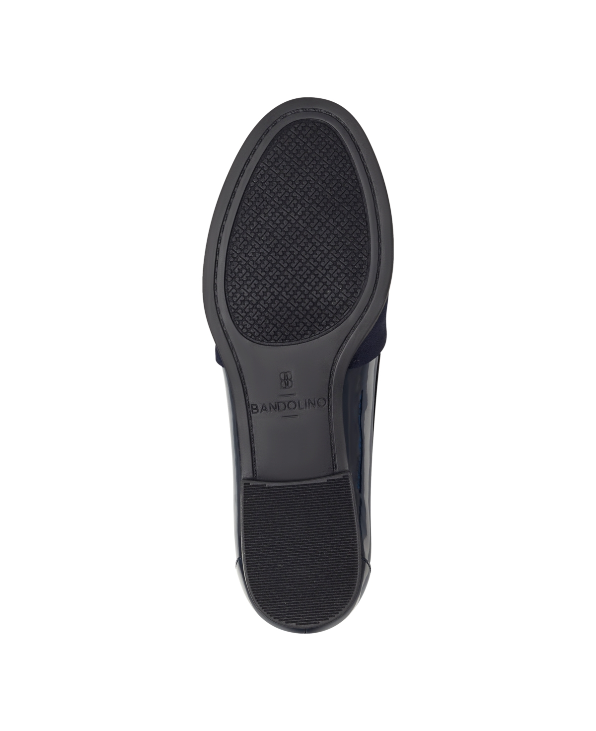 Shop Bandolino Women's Lindio Bow Slip On Tailored Loafers In Navy Patent