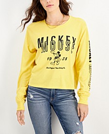 Juniors' Mickey Mouse Long-Sleeve T-Shirt