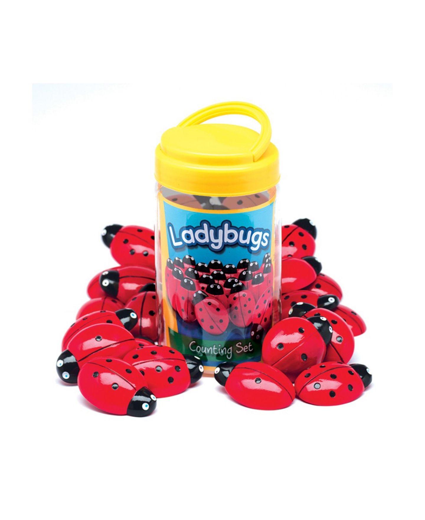 Детские игрушки Yellow Door Ladybugs Counting Set, Pack of 22 — фото 1