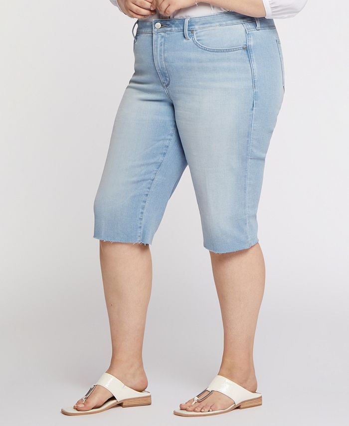 NYDJ Plus Size Kristie 80'S Bermuda Shorts - Macy's