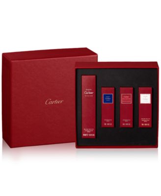 Cartier ギフトボックス 4点セット Cartier Style Earring or Pendant Box Red Leatherette