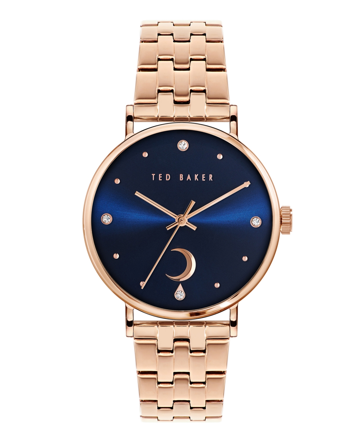Women's Phylipa Moon Rose Gold-Tone Stainless Steel Bracelet Watch 37mm - Rose Gold-Tone