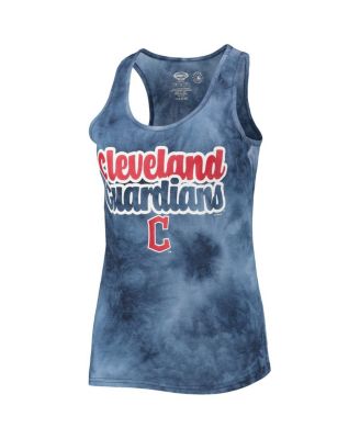Women's Navy Cleveland Guardians Billboard Racerback Tank Top and Shorts Set