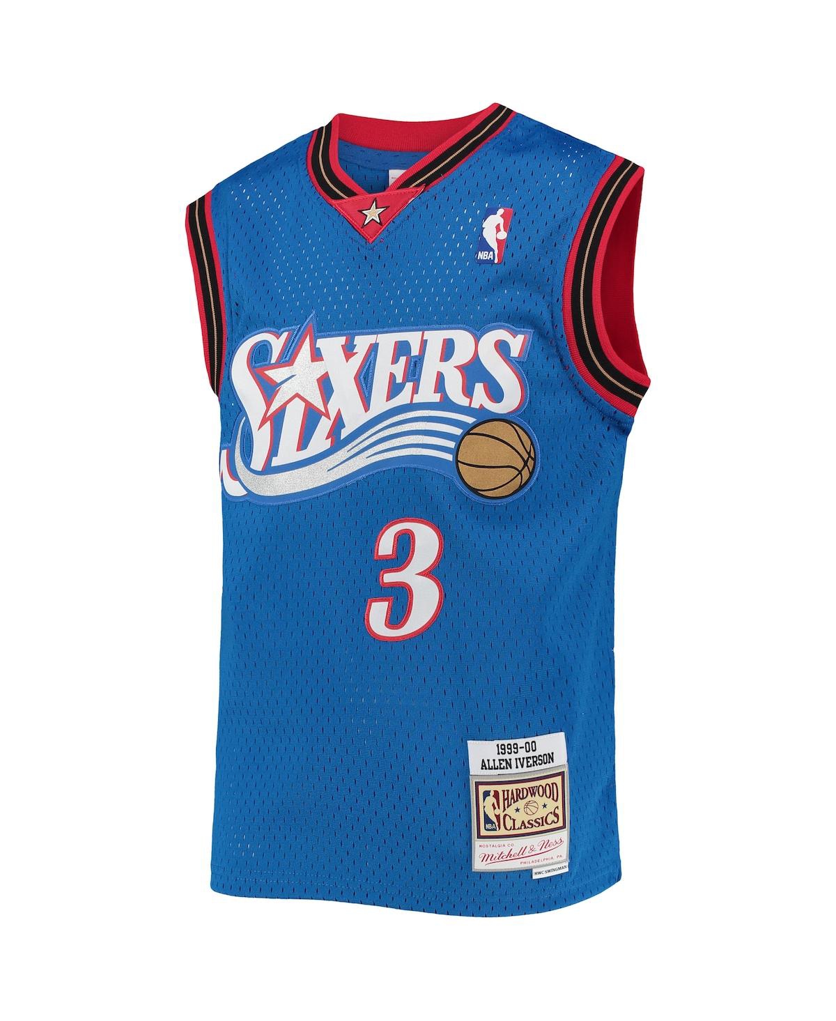 Big Boys Mitchell & Ness Allen IversonPhiladelphia 76ers 1999-00 Hardwood Classics Swingman Jersey - Royal