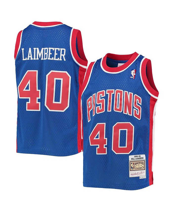 Mitchell & Ness Men's Bill Laimbeer Detroit Pistons Hardwood Classic  Swingman Jersey - Macy's